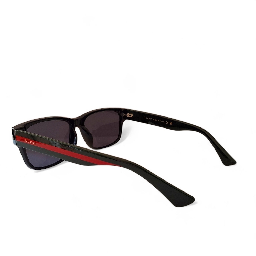 Gucci Black Rectangular Sunglasses - image 5